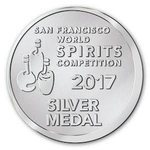 San Francisco World Spirits Competition 2017 Silver Medal